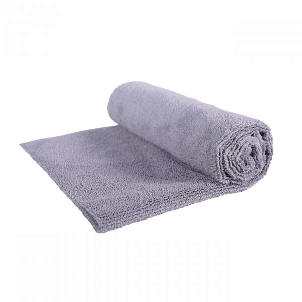 Seamless microfiber towel 40x40 500 GSM Gray